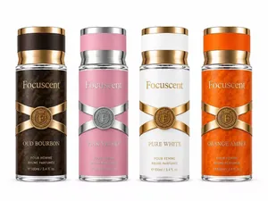 Quatre flacons de parfum arabe longue durée de 100 ml de variétés pour hommes et femmes