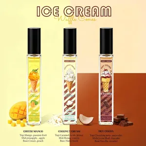 Σετ τριών αρωμάτων roll-on 10ml σειράς Ice Cream με αρώματα γλυκισμάτων