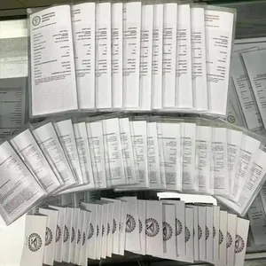 A large batch of IGI lab-grown diamond certification reports for 1.5-1.88ct stones.