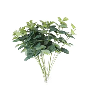 Bouquet de feuilles d'eucalyptus artificielles pour décoration de mariage et maison
