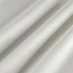 Macro close-up detail showing the sheer white mesh fabric texture and elegant sheen