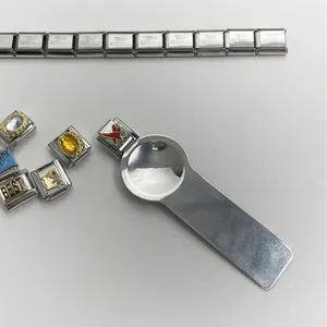 Premium stainless steel link removal tool for DIY Italian modular charm bracelets