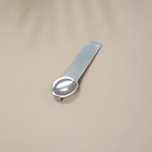 Specialized stainless steel tool for Italian modular charm bracelet assembly and removal