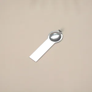 Close-up view of polished stainless steel tool for Italian modular charm bracelets