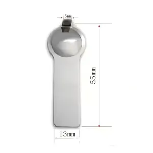 DIY Italienisches modulares Armband Basiselement aus Edelstahl 55mm