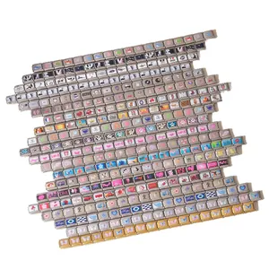 Selección de eslabones de pulsera de dijes italianos de acero inoxidable con variados diseños