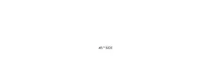 Detailed 45-degree side view of stylish black cat-eye sunglasses for elegant women