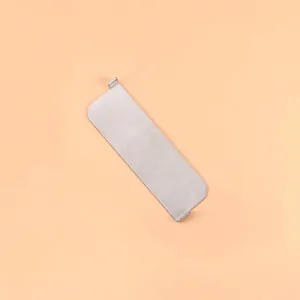 Detailed view of a stainless steel opening tool for Italian charm bracelet links