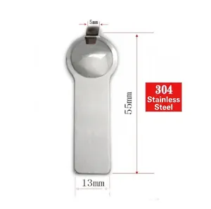 Professional 304 stainless steel tool for Italian charm bracelet assembly with dimensions