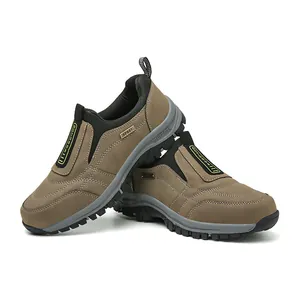 Zapatos deportivos de hombre exterior impermeables antideslizantes trabajo grueso