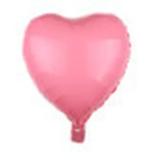 Globo de papel de aluminio rosa con forma de corazón para Año Nuevo 2026 y decoraciones