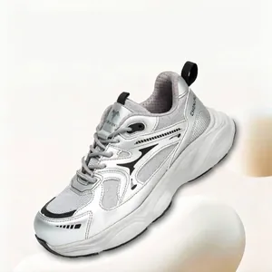 Zapatos de seguridad de plata transpirables con protección contra perforaciones