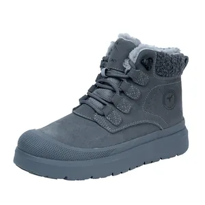 Bottes de sécurité hautes pour hommes avec doublure polaire chaude et bout renforcé
