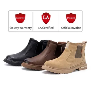 Botas de seguridad profesionales para hombre con punta de acero en tres colores estilo