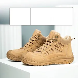 Zapatos de seguridad duraderos para hombre con punta de acero y suela antipinchazos