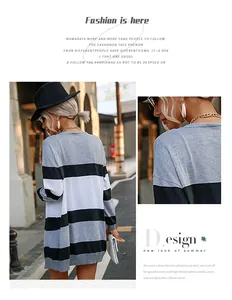 Professional detail view of a striped long-sleeve knit cardigan with texture close-up