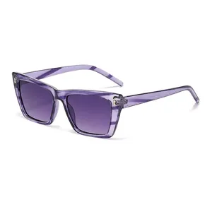 Retro Katzenaugen Sonnenbrille Für Damen Vintage Metallstifte Kunststoffrahmen AC Linse UV400 Street Fashion Laufsteg Brille