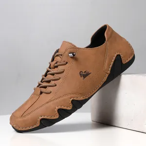 LDECK Men Women Octopus Sole Casual Shoes Low Top Microfiber Leather Martin Style Breathable Outdoor Sneakers Plus Size