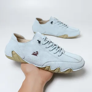 LDECK light blue low-top casual shoes with octopus-style rubber sole for outdoors