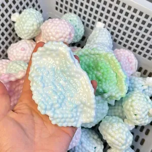 Jouet squishy artisanal texturé en forme de mochi au lait pour la décompression