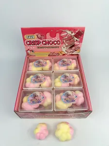 Professional retail display box containing colorful cat paw shaped crispy squishy stress toys