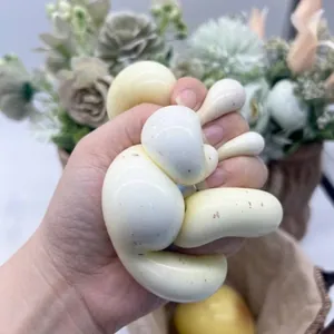 Slow rebound fluid potato squishy toy for stress relief and sensory play