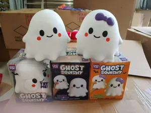 Σετ χαριτωμένα παιχνίδια squishy φάντασμα Halloween 16εκ για ανακούφιση από το άγχος