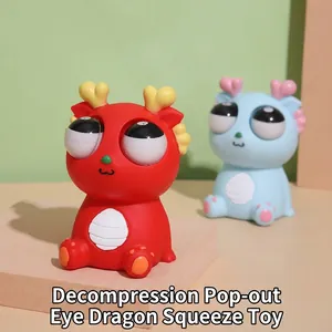 Cartoon Pop Auge Drachen Squishy Spielzeug Drücken Stressabbau Lustige Tier Venting Puppe Für Kinder Erwachsene Büro Geschenk