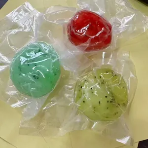 Τρία πολύχρωμα παιχνίδια squishy καρπούζι για ανακούφιση από το άγχος σε κενό αέρος