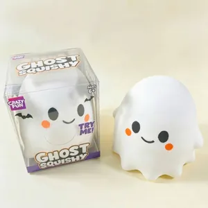 Μεγάλο χαριτωμένο λευκό παιχνίδι squishy φάντασμα 16 cm για ανακούφιση από το άγχος