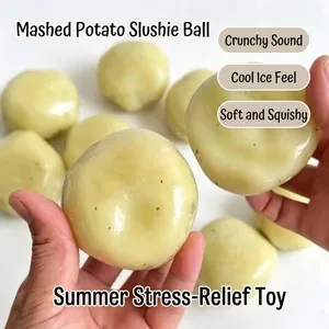 Realistisches Kartoffelbrei-Matschball-Quetschspielzeug zum Stressabbau und sensorischen Spielen