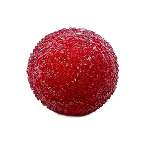 Juguete antiestrés realista de madroño rojo para relajación y fuerza de agarre