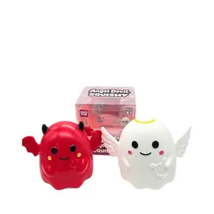 Halloween angel and devil ghost squishy toys for stress relief and slow rebound fun