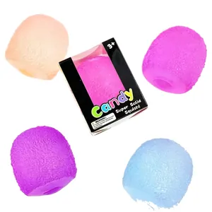 Juguetes squishy de maltosa con forma de caramelo para aliviar el estrés y rebote lento.