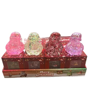 Santa Claus Squishy Decompression Toy Slow Rebound Christmas Sequins Stress Relief Toy For Kids Adults Festive Gift