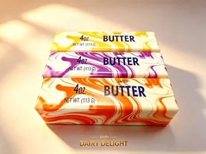Dettaglio dei giocattoli squishy al burro marmorizzato con design realistico da 4oz