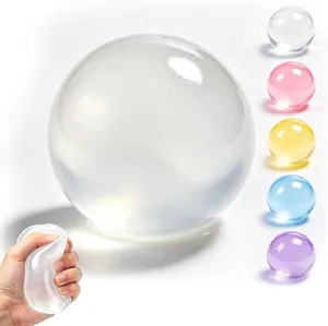 Balle anti-stress artisanale à l'huile de coco en plusieurs couleurs et texture de gel