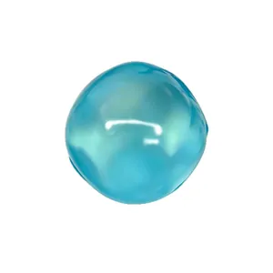 Balle anti-stress bleue translucide à l'huile de coco faite à la main pour le jeu