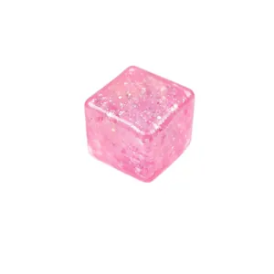 Ροζ γκλίτερ aurora παγάκι squishy παιχνίδι ανακούφισης από το άγχος για αισθητηριακή διέγερση
