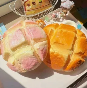 Simulation Brot Squishy Spielzeug Langsamer Rückprall Duftendes Brot Kuchen Simulation Essen Butter Stick Schokolade Stressabbau Sensorik Spielzeug