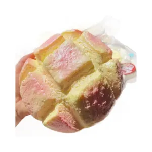 Duftendes weiches melon pan brot squishy spielzeug für den stressabbau dekompression