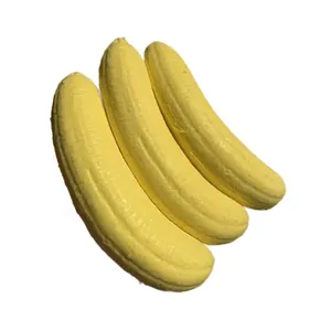Premium realistic yellow banana squeeze toy, slow rising decompression stress relief model toy