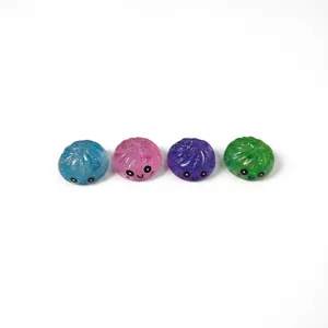 Set van 4 schattige glitter knoedel squishy speelgoed voor stressverlichting