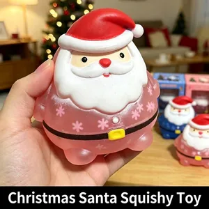 Παιχνίδι Squishy Άγιος Βασίλης Αργή Επαναφορά Ανακούφιση από το Στρες Χριστουγεννιάτικο Δώρο Μαλακό Παιχνίδι TPR