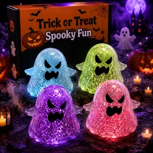Halloween Geist Knautschspielzeug Stressabbau Spielzeug Weiches TPR Maltose Gefülltes Quetsch Fidget Spielzeug Für Kinder Erwachsene