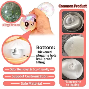 Grande giocattolo squishy baozi da 8,5 cm con imbottitura in maltosio antistress