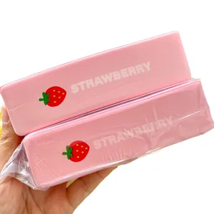 Χαριτωμένα ροζ παιχνίδια squishy με φράουλα για ανακούφιση από το άγχος και διασκέδαση