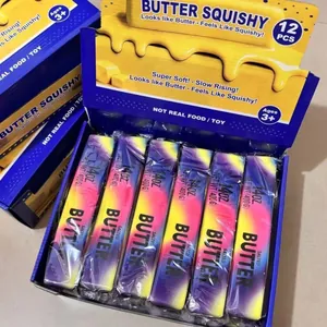 Set mit 12 superweichen Butter-Squishies mit realistischem Slow-Rising-Effekt