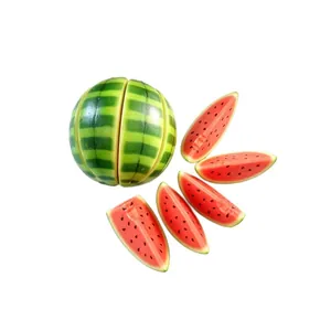 Set di giocattoli squishy a forma di anguria con ritorno lento per alleviare lo stress