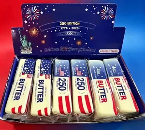 Detail of slow-rebound butter bar squeeze toys in a 12-piece display box